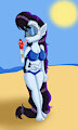 Lunette At the Beach With a Popsicle