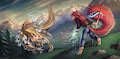 Defiance Against the Inevitable - By SlashFreezen by Darkflamewolf