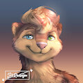 Another Otter commission (Art by me) by SirRooblyn