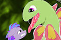 Meganium 2 electric boogaloo speed draw by extremelydevious