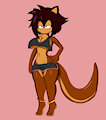 New Sonic OC! Vea The Otter by TangleFox