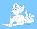 Pondering drawing