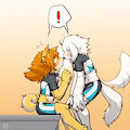 nose-kiss by TsuchinokoDASH
