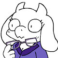Concerned Goat Mom stares.