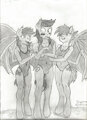 Flirty Bats by Vesperce