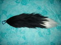 Yarn Tail Black with White tip - FOR SALE by SamuraiDevil