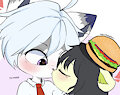 BIG SMOOCH (AT) by WhiteKittyPaws