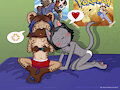 Gaming in undies by RenTheCat