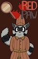 Red Paw by Peachielee