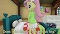 fluttershy's padded butt