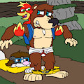 Banjo Gets Pantsed! (underwear) by TexasKingoftheGeeks