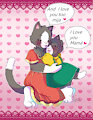 Juanita and her Mom (by Shoujojackalope)