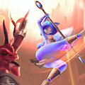 Krystal vs Drakor