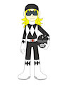 Myself as black triceratops Mighty Morphin Power Ranger