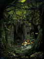 Matte Painting Practice (and Crash Bandicoot XD)