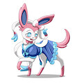 Sylveon Maid (C) by FireStarsArtdump