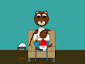 Come sit on daddy's lap