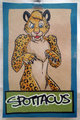 Toofs the Sabertooth Badge (for Spottacus, by Mochi)