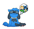 Eric, Lucario by PotooBrigham