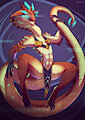 Sethraliss pinup #1 - clothed by Elvche