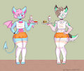 Terry The Bat x Aoki The Husky: Femboy Hooters by TerryBat2001