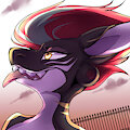 Red sky commission by Lorethelostking