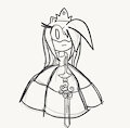 Princess Amy Rose doodle by Lyrazehedgieboiii