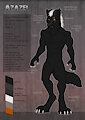 Azazel Ref Sheet by Nyashia