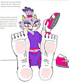 Blaze's tired feet