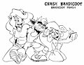 Crash and family by MrDaltonic