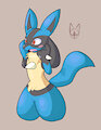 Flustered Lucario