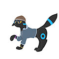 Nightshade the Shiny Umbreon