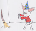 Kat and the broom