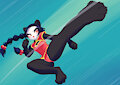 Jump Kick by unousaya