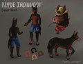 Klyde Ironhoof Ref Sheet
