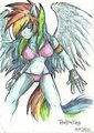 Anthro RainbowDash by Mimy92Sonadow