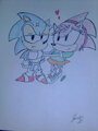 Classic Sonic and Classic Amy Rose (OLD )