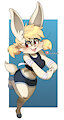 Cute bunny girl