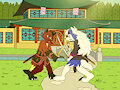 Fight Between Swordsmen (Justin vs. Senketsu) by MoonShadow700