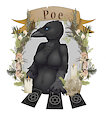 Poe Badge [Comm] by Xywolf