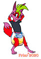 Full Diapered Fox