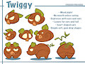 Twiggy Ref Sheet by PyramidPug