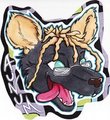 Headshot Badge (Aunum) by Dragonmelde