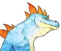 Badass Aligator Skin Purse by acidicsubstance