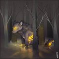 Swamp monster by necrophile