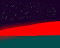 Animation: Beach in Heaviside at night