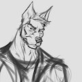 Wolf bastard head. by Exwolf85