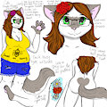 Callie Reference Sheet by FurrySue
