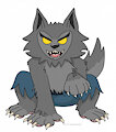Werewolf Sticker Art
