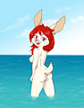 Lariana in beach(by DudeRabbit) by ZzBluSniper21zZ